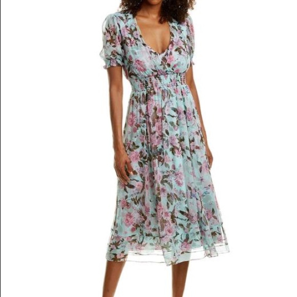 Diane Von Furstenberg Palmer Silk Dress XS NWT